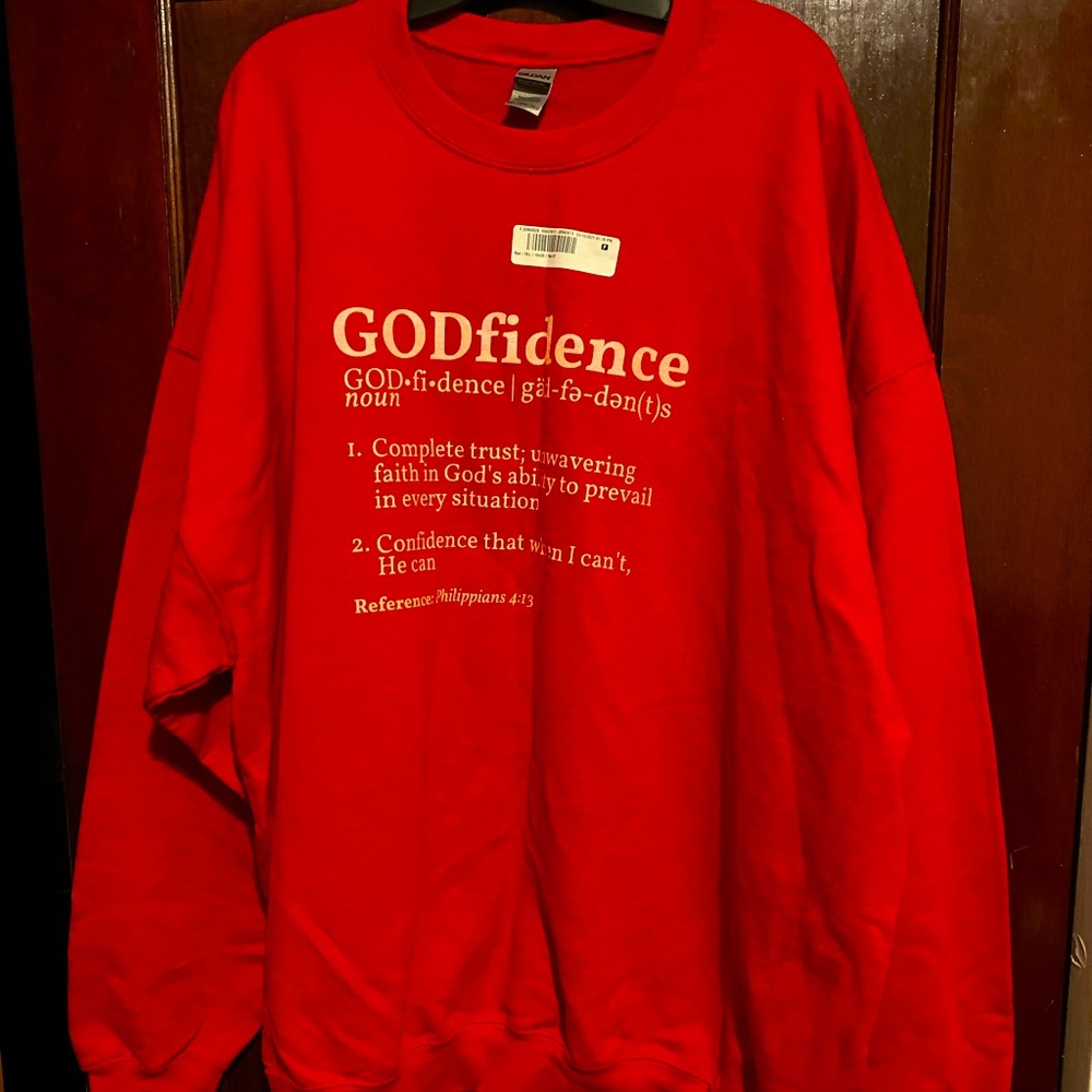Plus size Godfidence sweatshirt